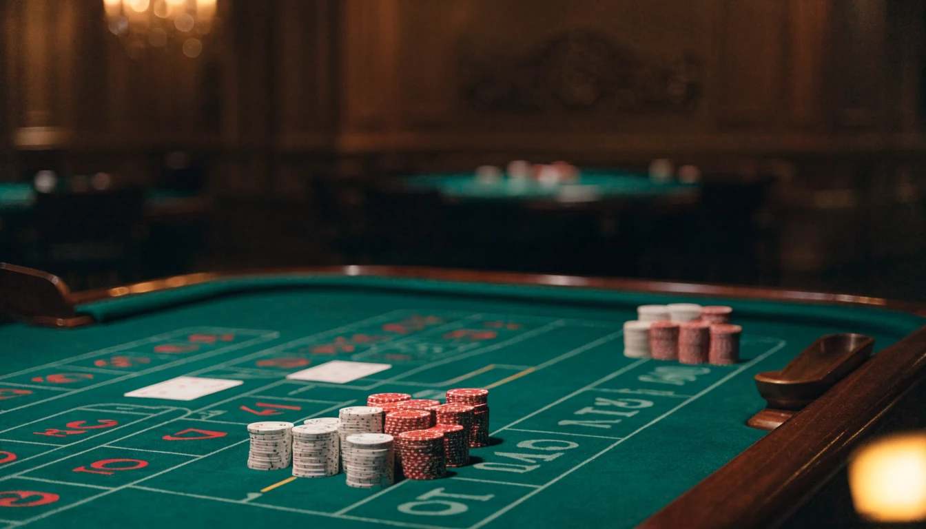 Casinoer med baccarat: livebord og regler på nett